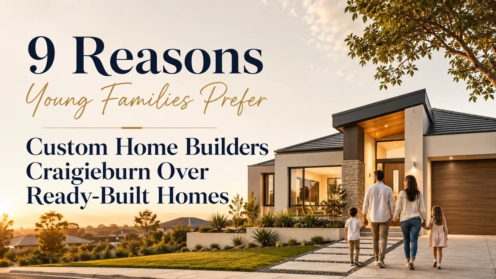 9 reasons young families prefer custom home builders craigieburn over ready built homes